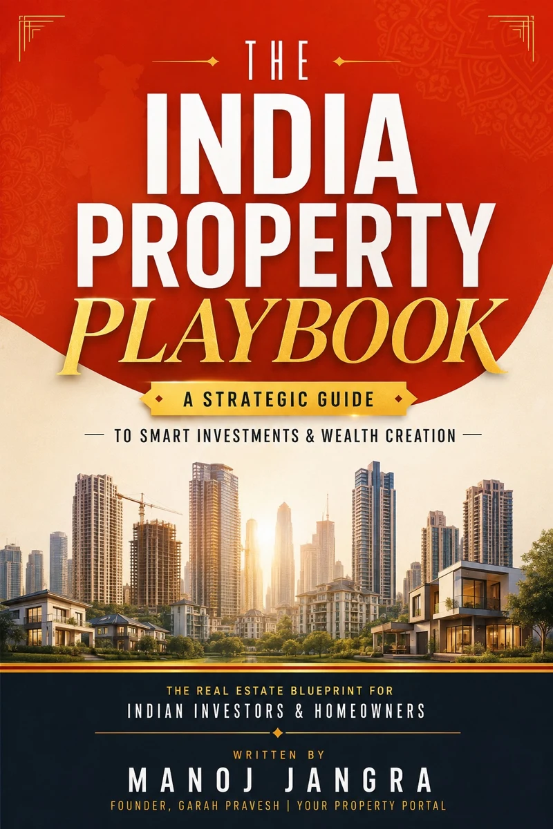 The India Property Playbook by Manoj Jangra — book cover